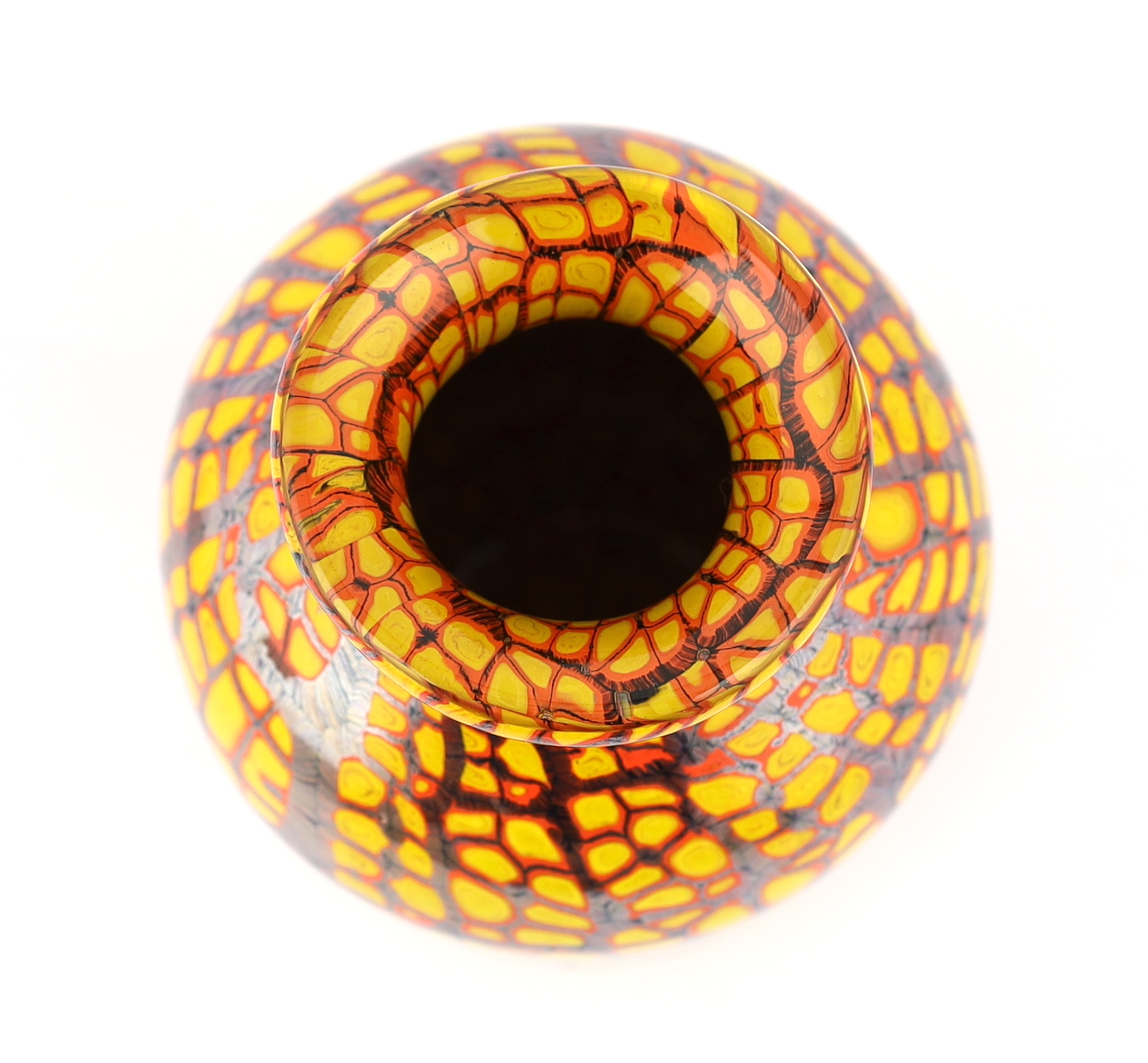 Vittorio Ferro (1932-2012), a Murano glass Murrine vase